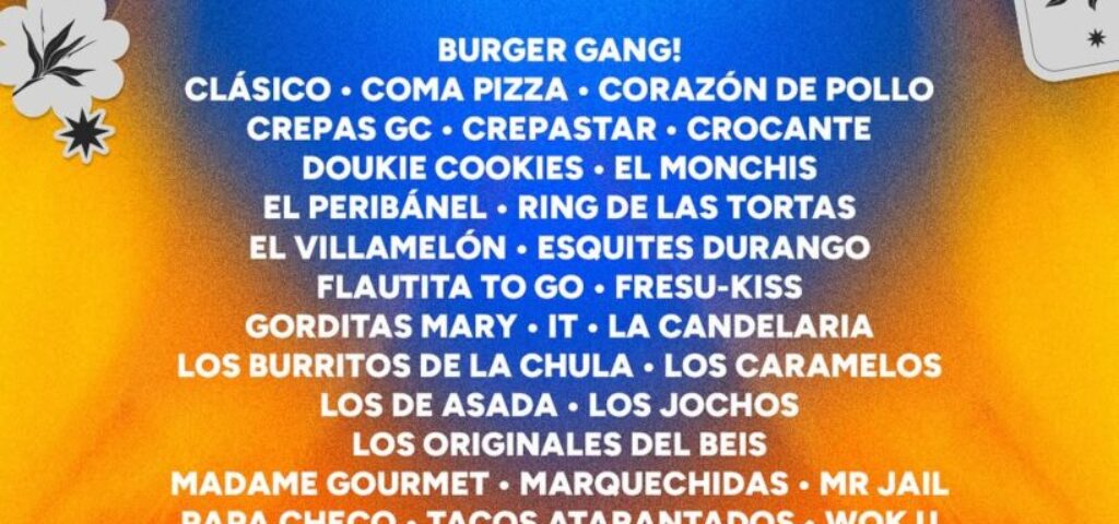 Grab a bite! 🍽️Las opciones de comida y snacks van a estar 😮_💨🤌🏻Te compartimos el menú para